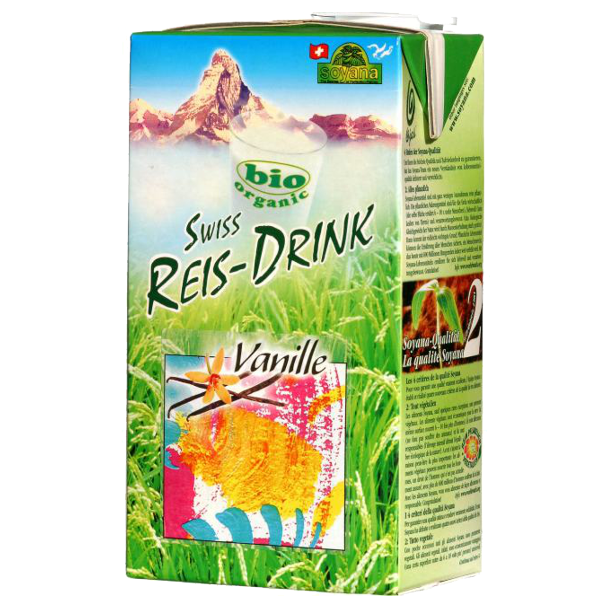 Soyana Rice Drink Vanille Bio 1 lt Soyana Rice Drink Vanille Bio 1 lt