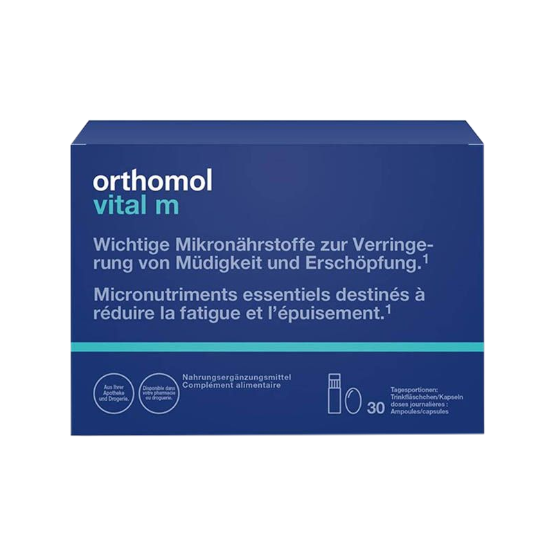 Orthomol Vital m Trinkampullen + Kapseln je 30 Stück Orthomol Vital m Trinkampullen + Kapseln je 30 Stück