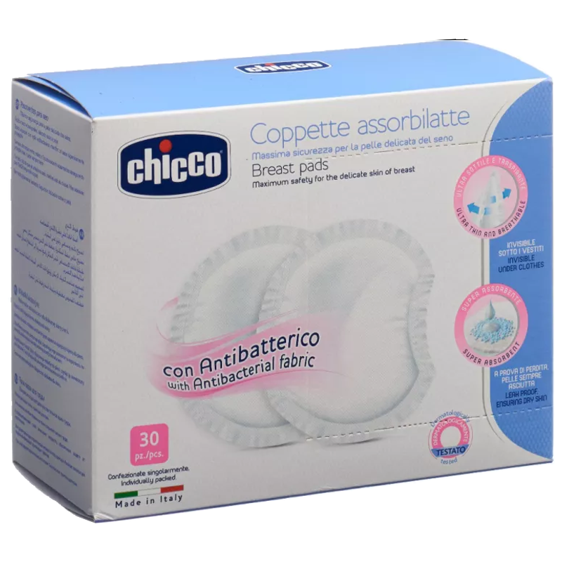 Chicco Stilleinlage leicht und sicher antibakteriell (60 Stück)