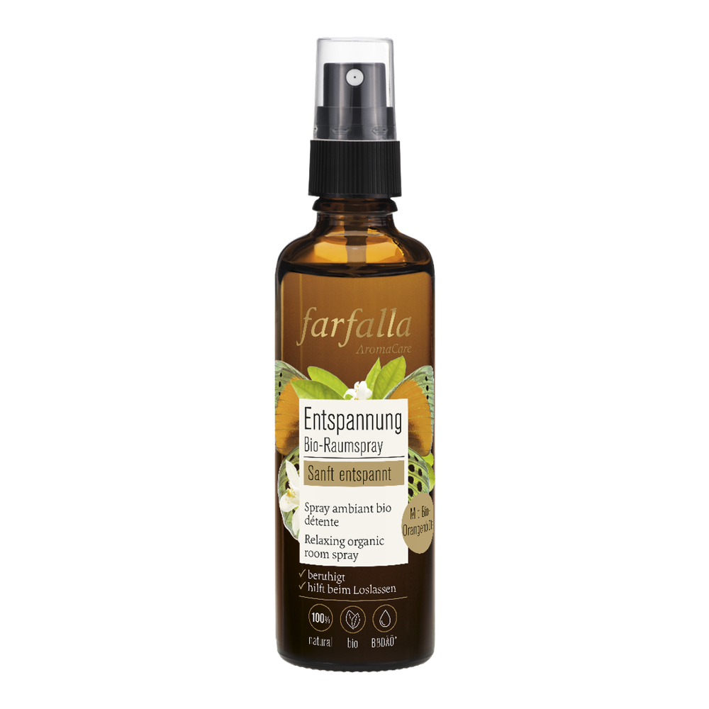 FARFALLA Bio-Raumspray Entspannung 75 ml