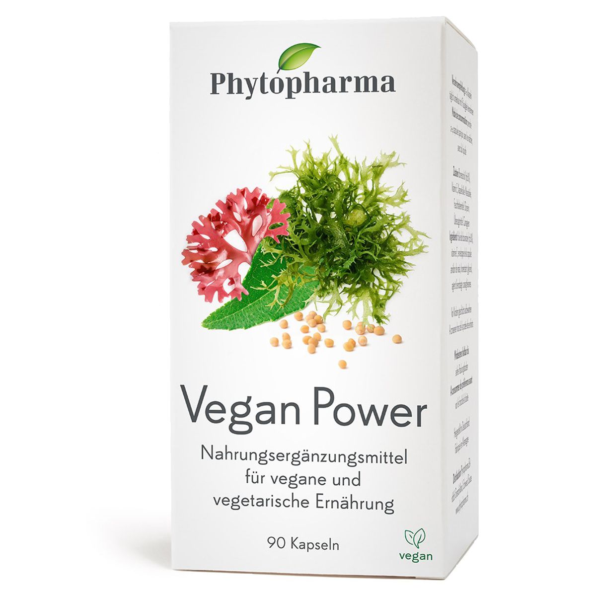 Phytopharma Vegan Power Kapseln Dose 90 Stück Phytopharma Vegan Power Kapseln Dose 90 Stück