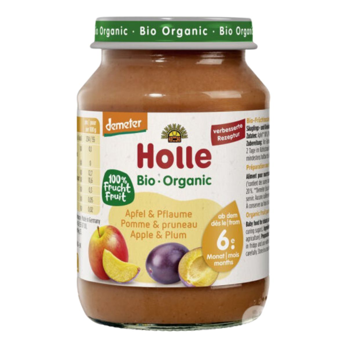 Holle Apfel & Pflaume 190 g 