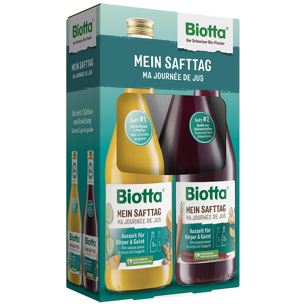 Biotta Mein Safttag Set 2 x 5 dl Biotta Mein Safttag Set 2 x 5 dl