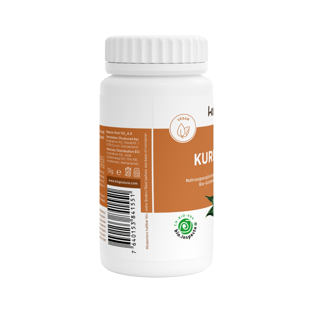 Kingnature Kurkuma Vida Kapseln 72 Stück Kingnature Kurkuma Vida Kapseln 72 Stück