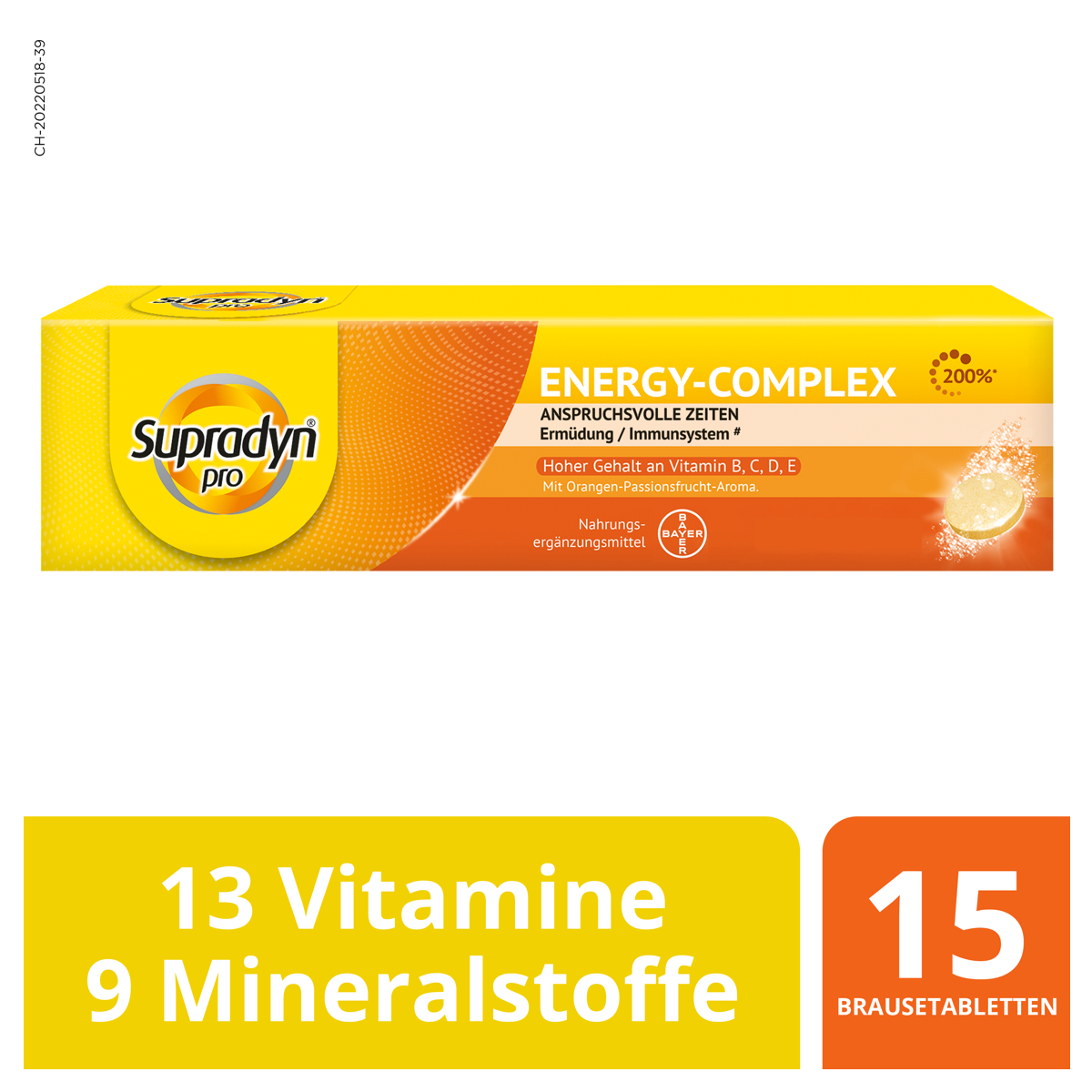 Supradyn pro energy-complex Brausetabletten 15 Stück Supradyn pro energy-complex Brausetabletten 15 Stück