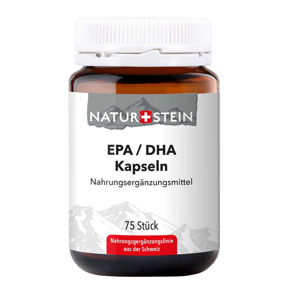Naturstein EPA - DHA Kapseln sind reich an ungesättigten Fettsäuren