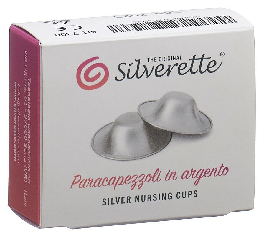 Silverette Still-Silberhütchen 2 Stück Silverette Still-Silberhütchen 2 Stück