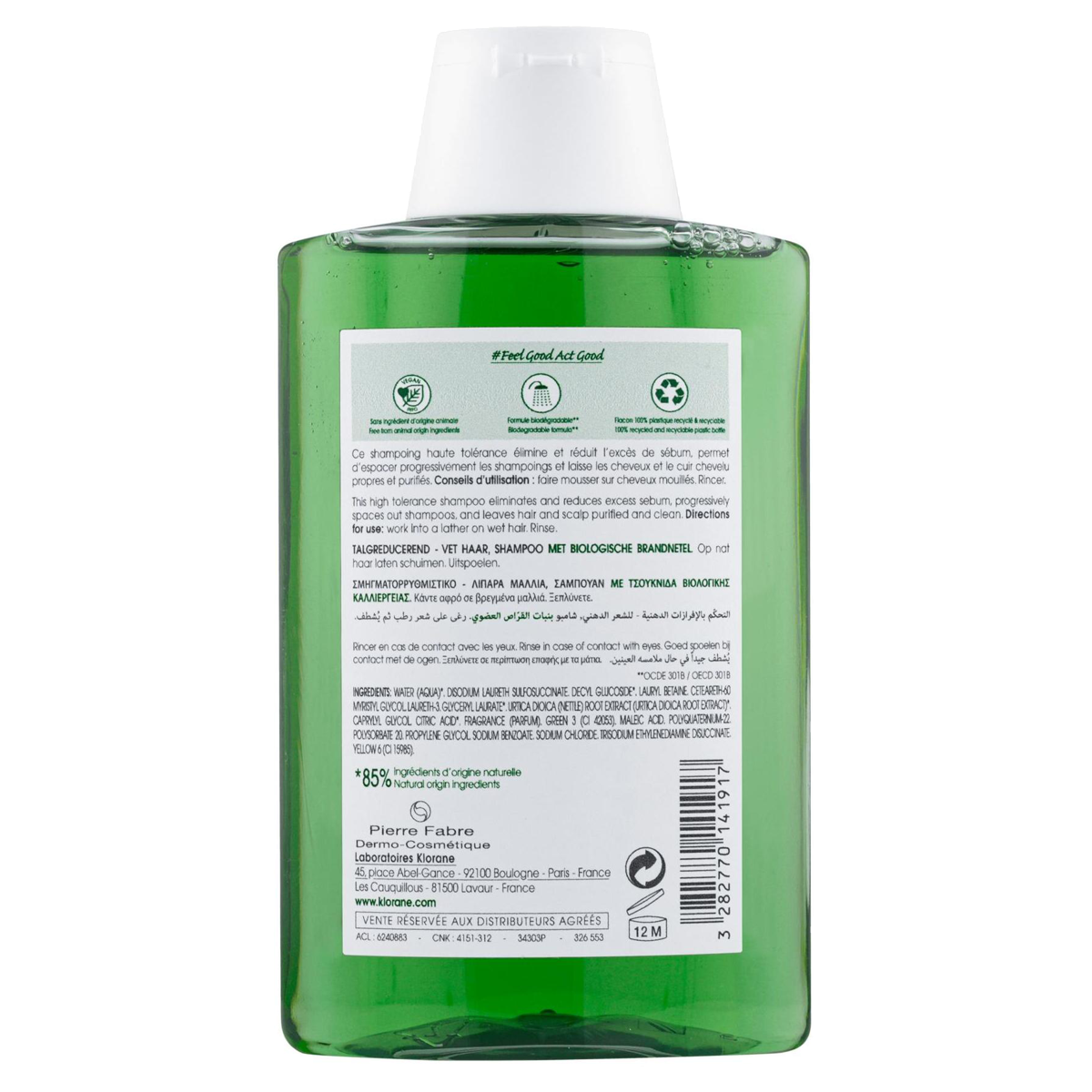 Klorane Brennnessel Shampoo 200 ml Klorane Brennnessel Shampoo 200 ml