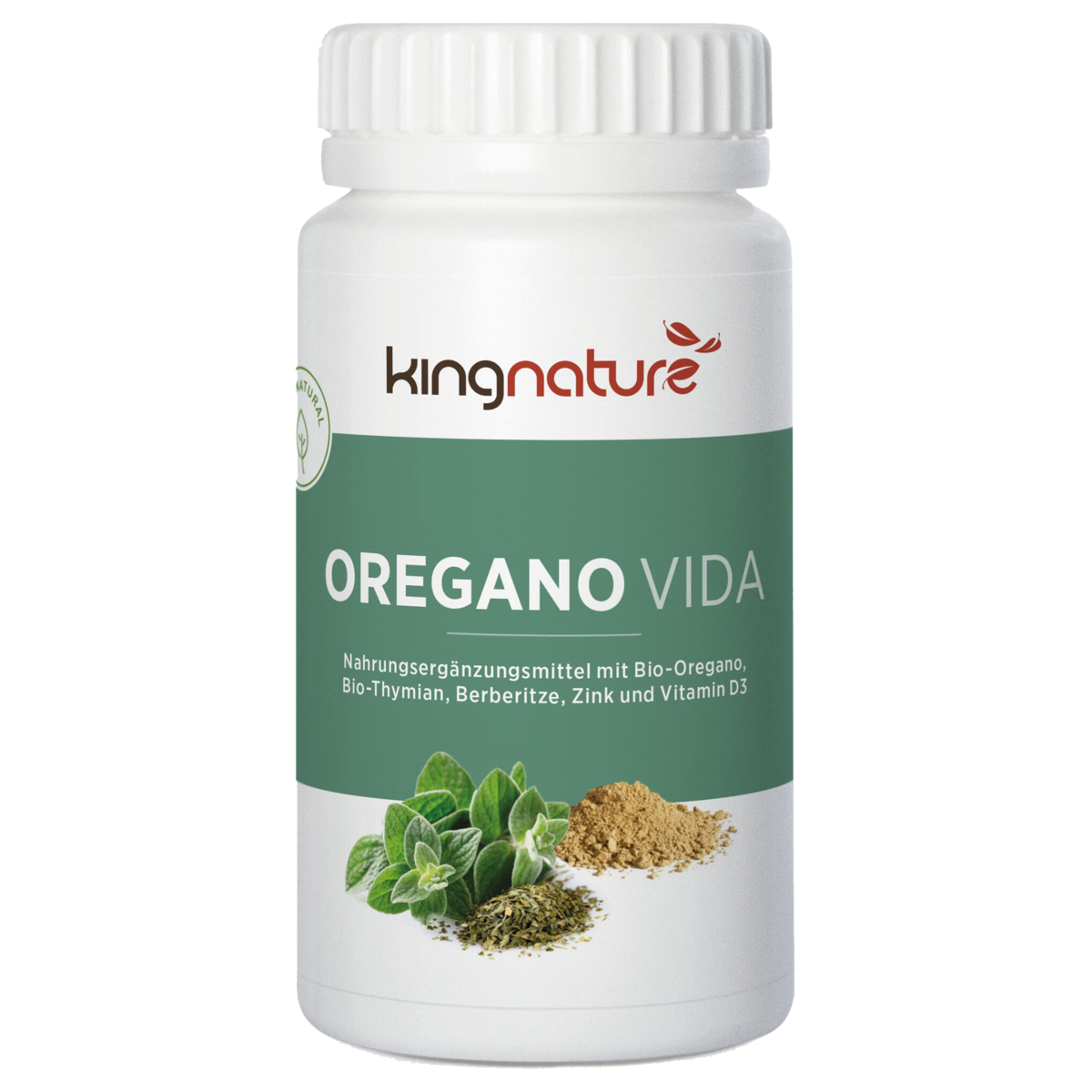 Kingnature Oregano Vida Kapseln 614 mg Dose 60 Stück Kingnature Oregano Vida Kapseln 614 mg Dose 60 Stück
