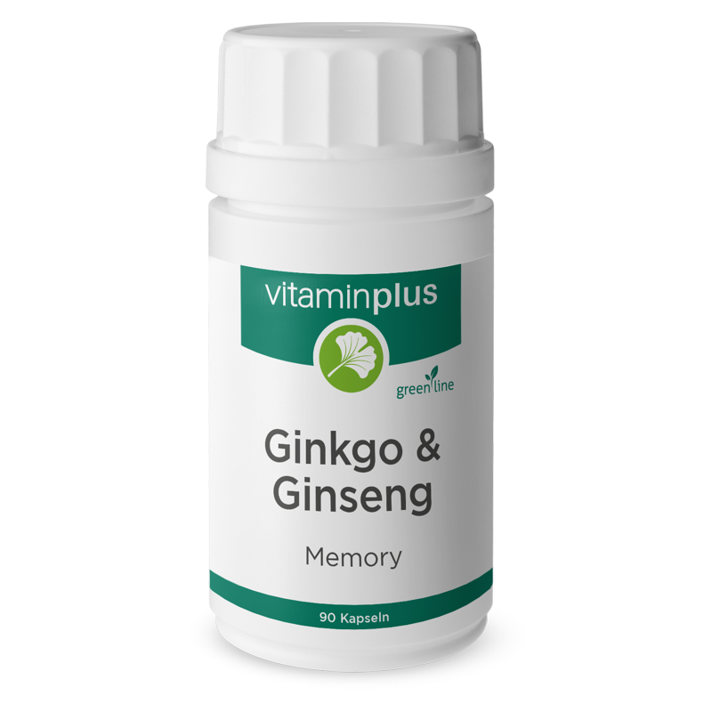 Vitaminplus Ginkgo & Ginseng Kapseln 90 Stück Vitaminplus Ginkgo & Ginseng Kapseln 90 Stück