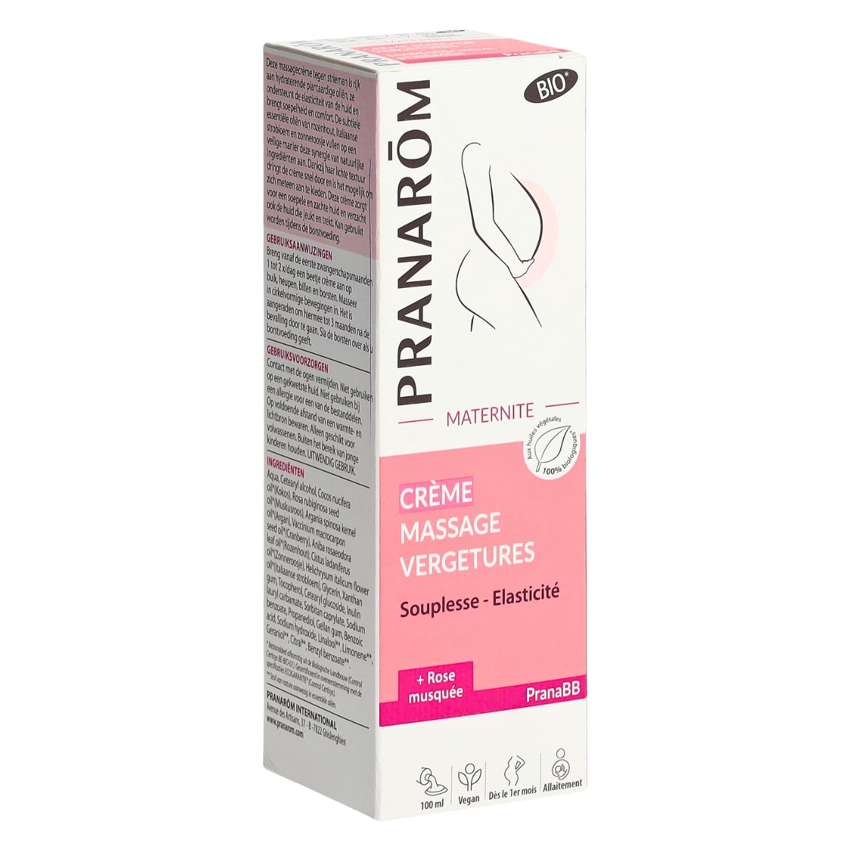 Pranarom PranaBB Massagecreme Dehnungsstreifen Bio 100 ml