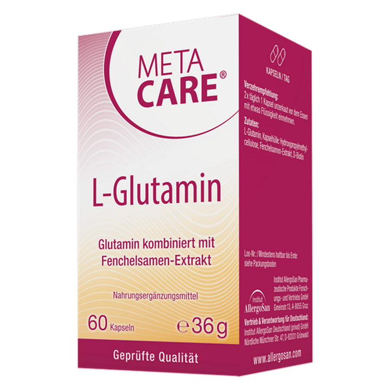 Metacare L-Glutamin Kapseln 60 Stück