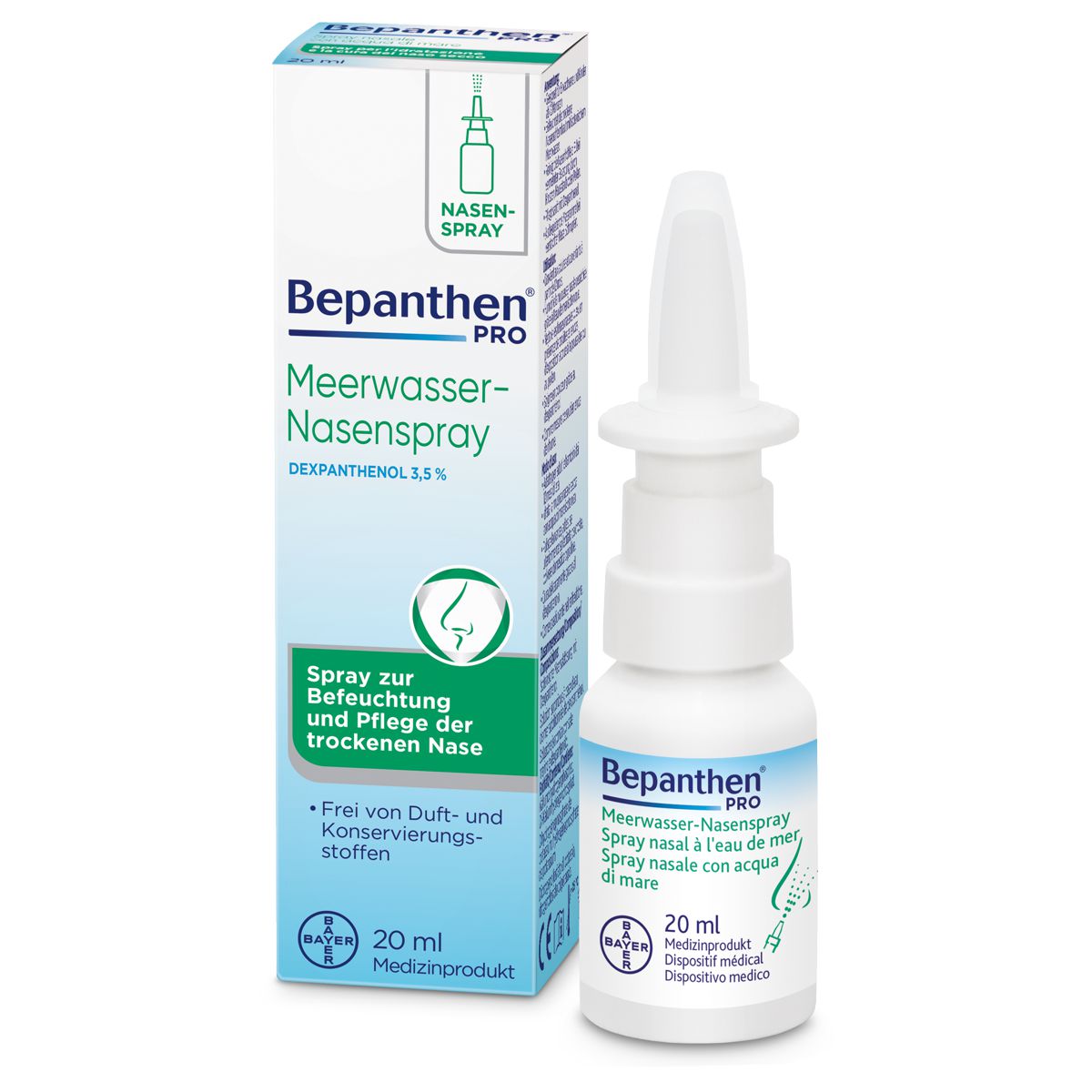 Bepanthen Pro Meerwasser-Nasenspray 20 ml Bepanthen Pro Meerwasser-Nasenspray 20 ml