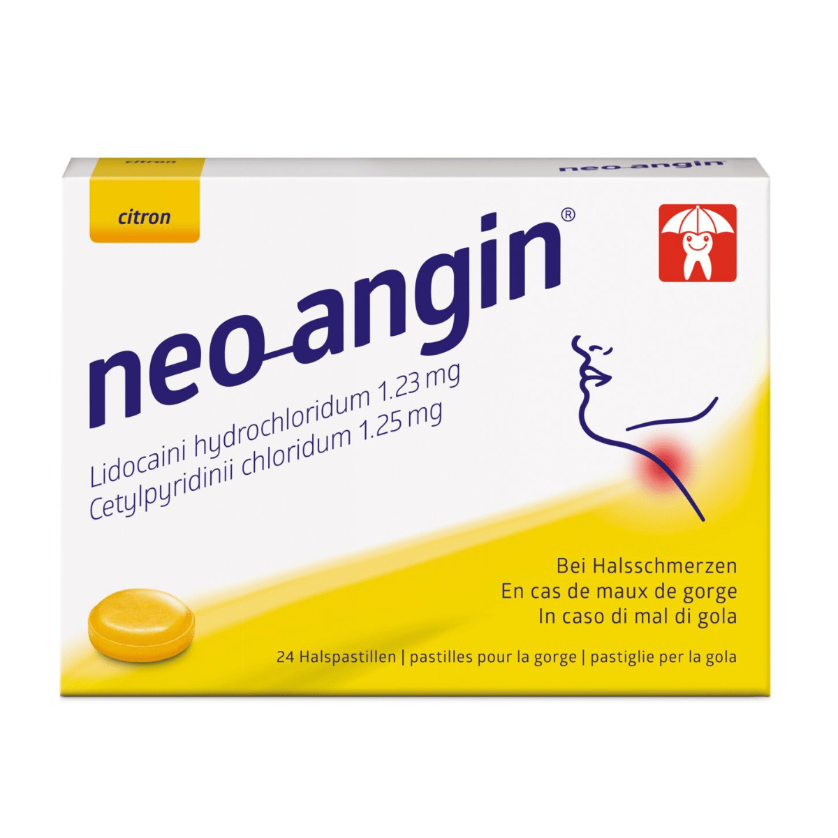 Neo-Angin Halspastillen 24 Stück