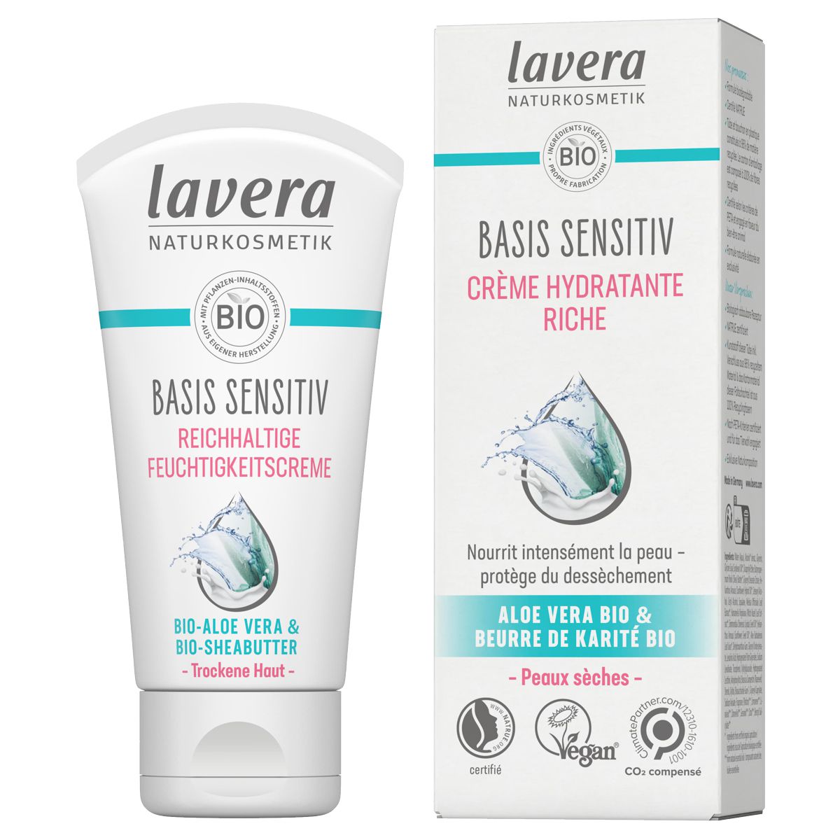 Lavera reichhaltige Feuchtigkeitscreme basis sensitiv 50 ml