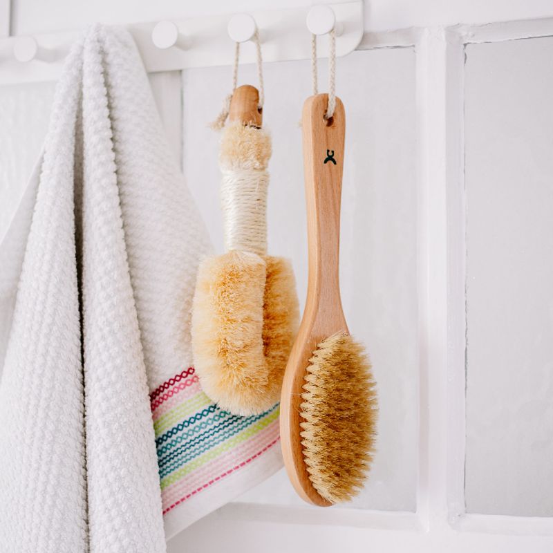 Massagebürste rund mit Sisalborsten | 60502 Massagebürste rund mit Sisalborsten | 60502