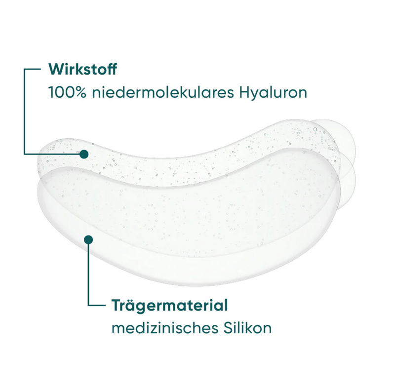 Apricot wiederverwendbare Anti-Falten-Augen-Pads Hyaluron 2 Stück Apricot wiederverwendbare Anti-Falten-Augen-Pads Hyaluron 2 Stück
