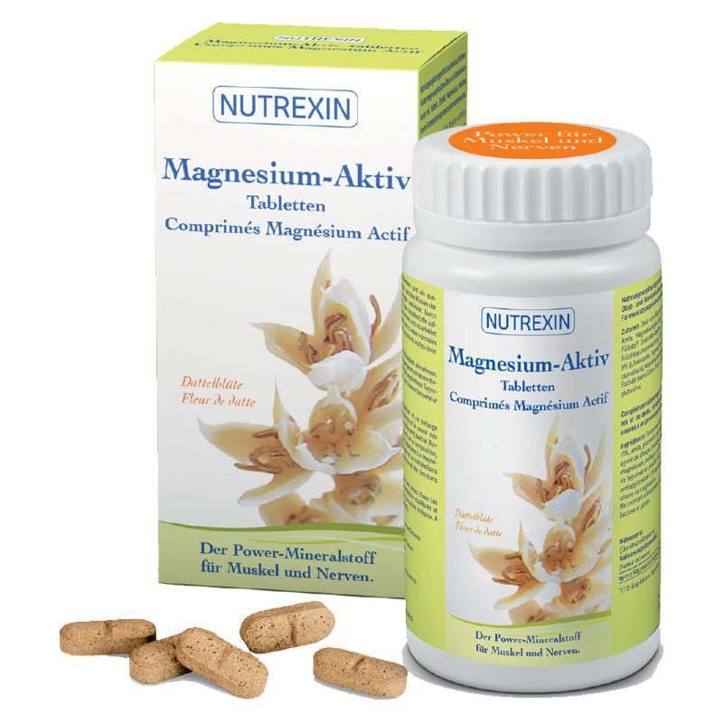 Nutrexin Magnesium-Aktiv Tabletten Dose 120 Stück Nutrexin Magnesium-Aktiv Tabletten Dose 120 Stück