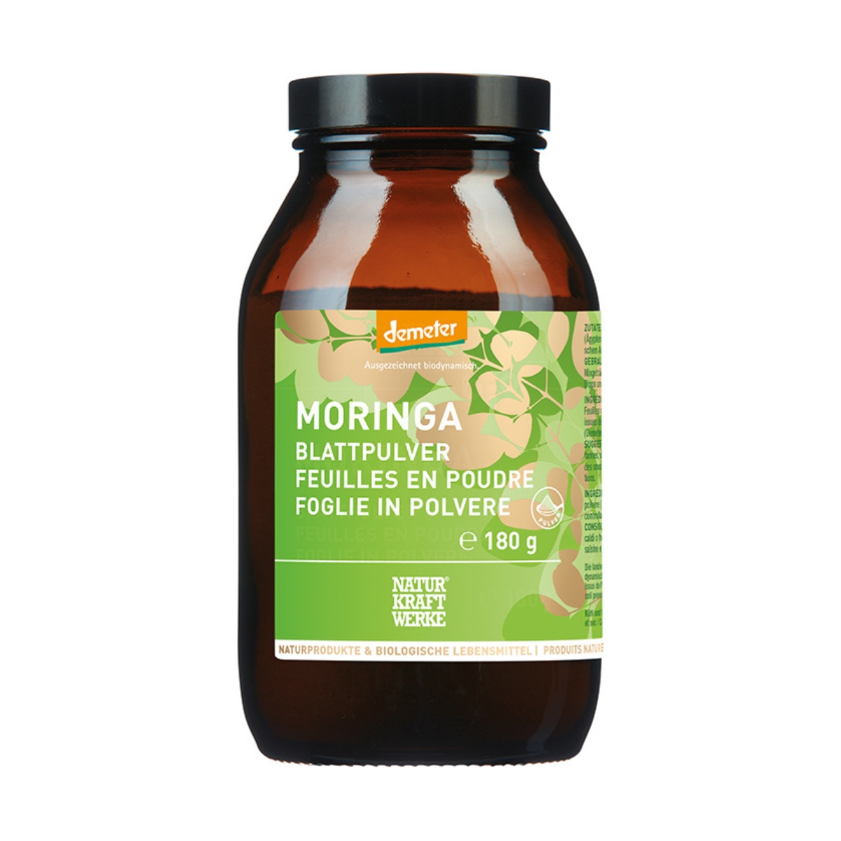 Naturkraftwerke Moringa Blattpulver Bio 180 g Naturkraftwerke Moringa Blattpulver Bio 180 g