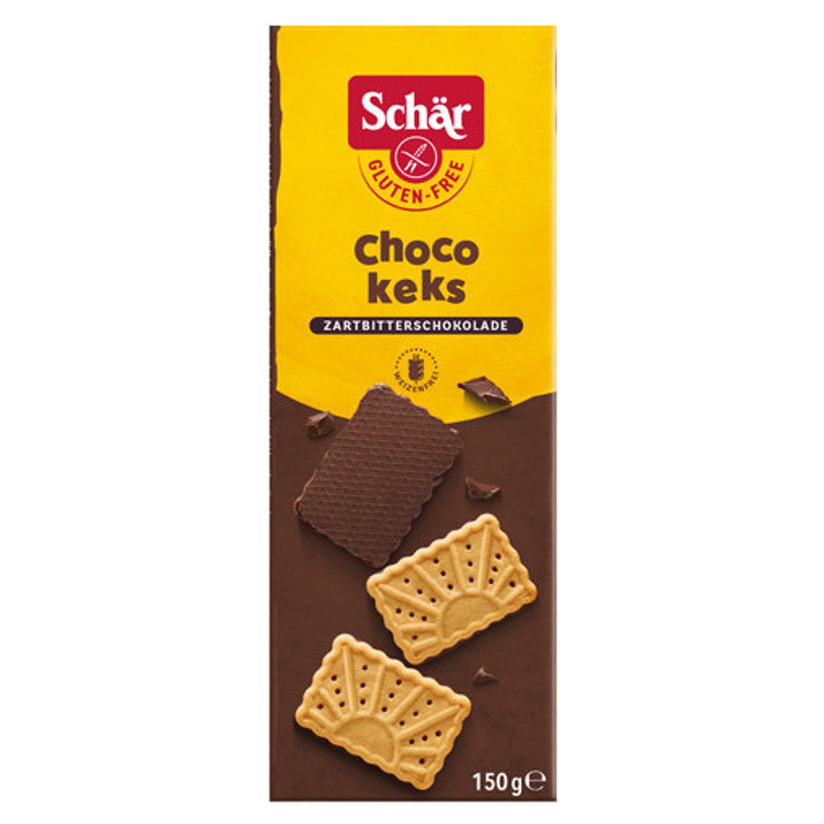 Schär Biscotti mit Schokoboden glutenfrei 150 g Schär Biscotti mit Schokoboden glutenfrei 150 g