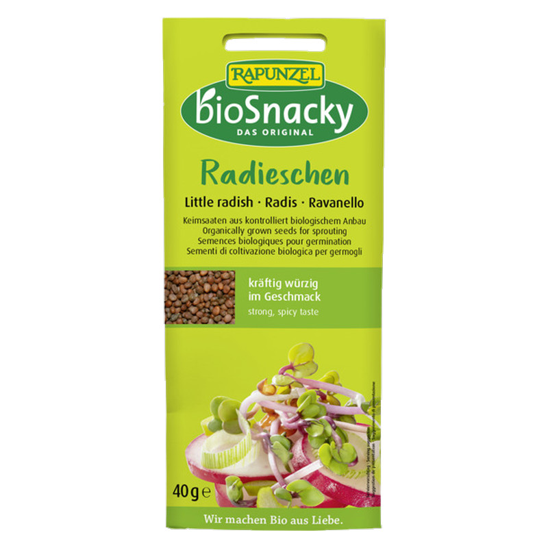 Biosnacky Radieschen Beutel 40 g Biosnacky Radieschen Beutel 40 g