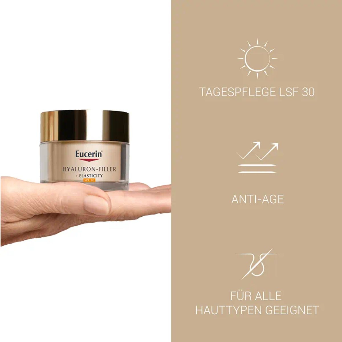 Eucerin Hyaluron-Filler + Elasticity Tagespflege SPF30 50 ml Eucerin Hyaluron-Filler + Elasticity Tagespflege SPF30 50 ml