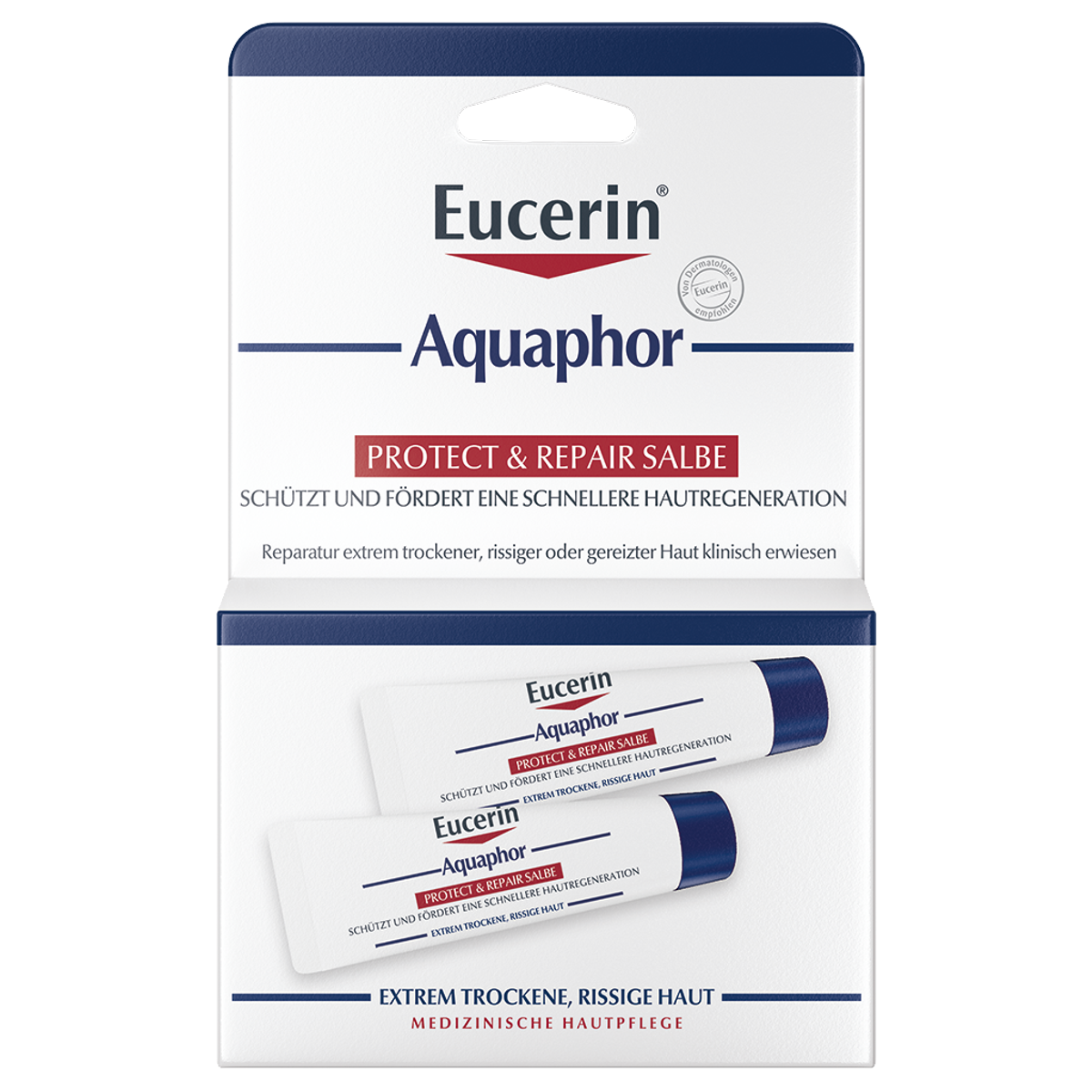 Eucerin Aquaphor Schutz- und Pflegesalbe 2 Tuben 10 ml Eucerin Aquaphor Schutz- und Pflegesalbe 2 Tuben 10 ml