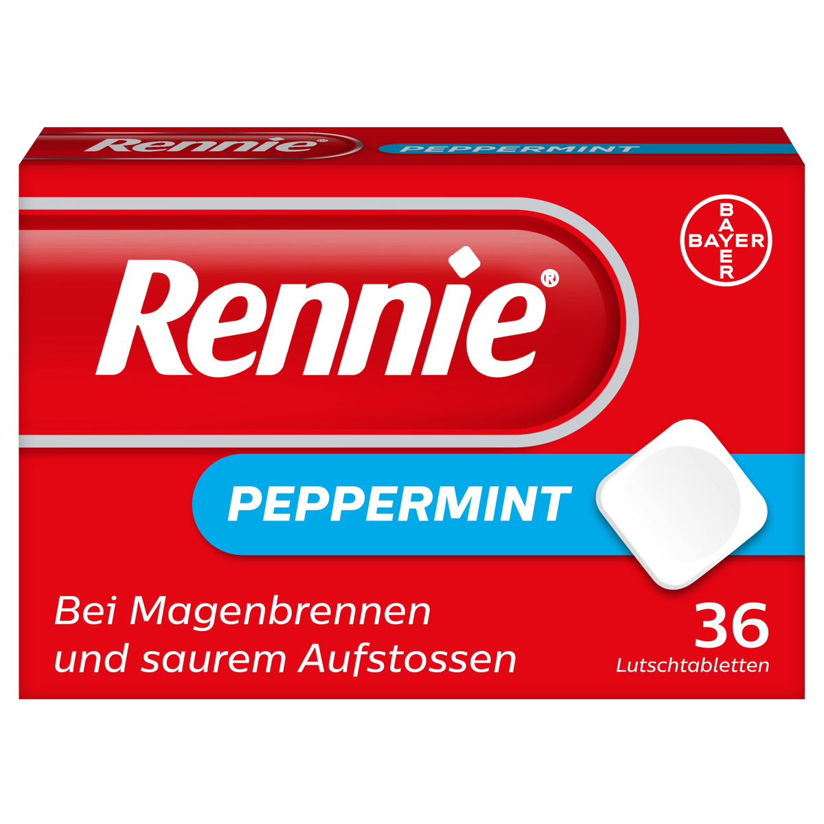 Rennie Peppermint Lutschtabletten 36 Stück