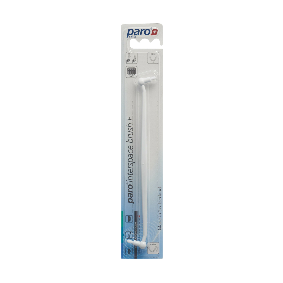 Paro Interspace Bürste F Halter weiss 2 Bürsten