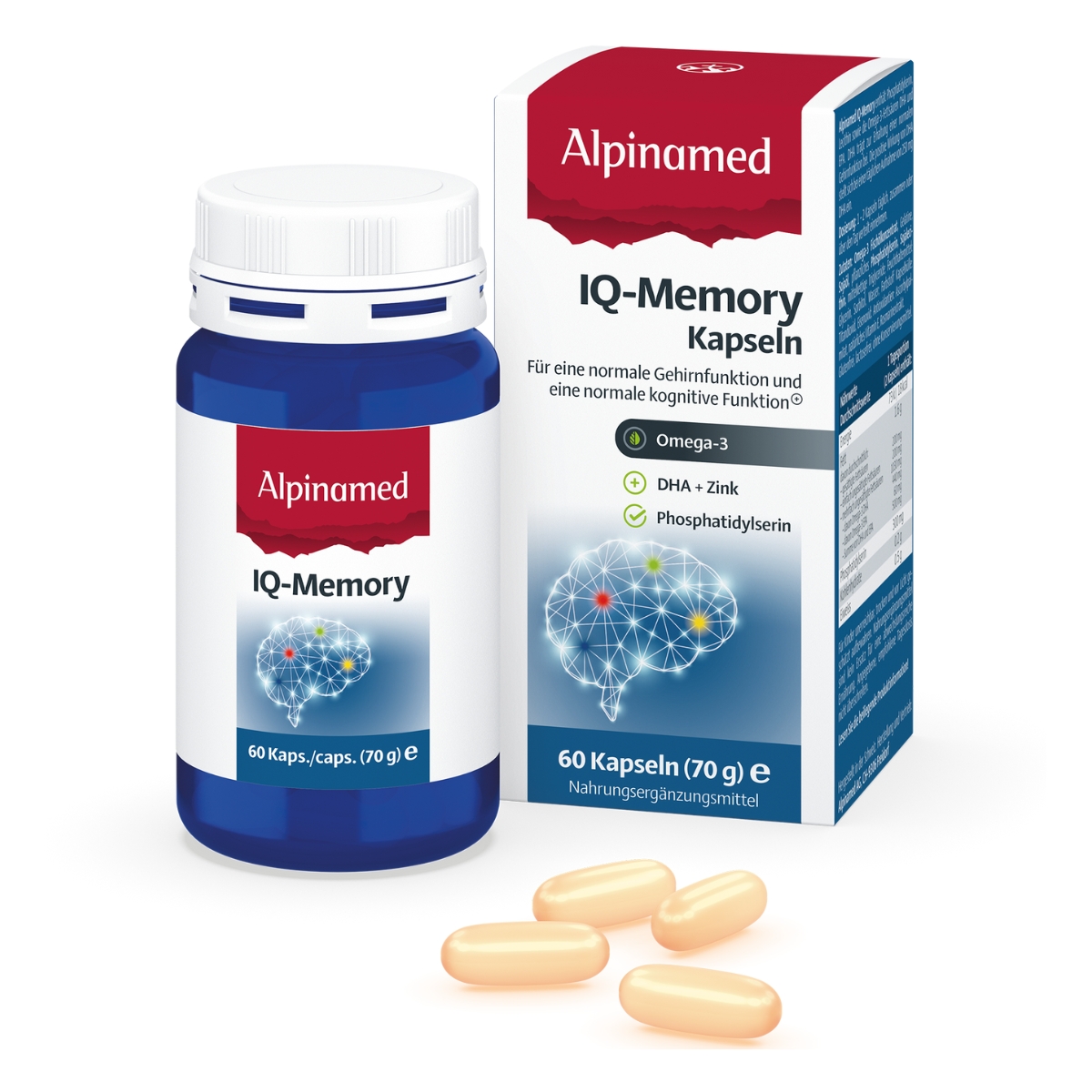 Alpinamed IQ-Memory Kapseln 60 Stück Alpinamed IQ-Memory Kapseln 60 Stück