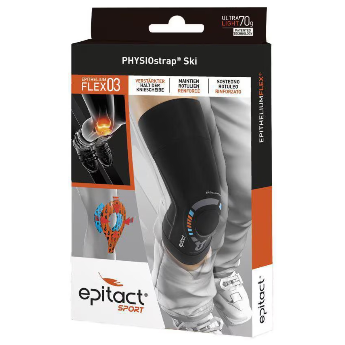Epitact Physiostrap Sport SKI Kniebandage S 35-38cm