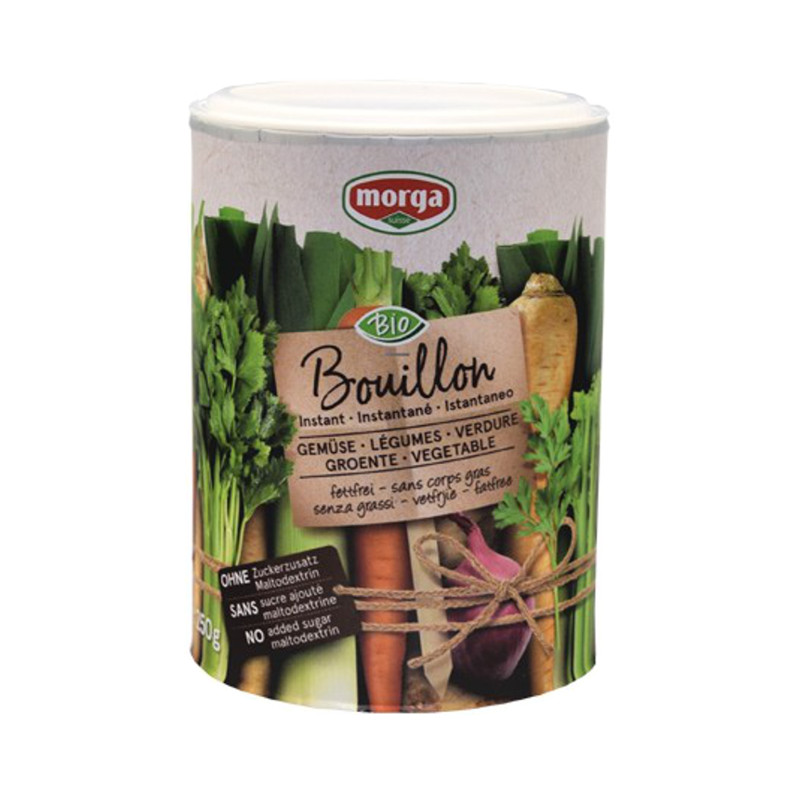 Morga Gemüse Bouillon go clean fettfrei Bio 250 g Morga Gemüse Bouillon go clean fettfrei Bio 250 g