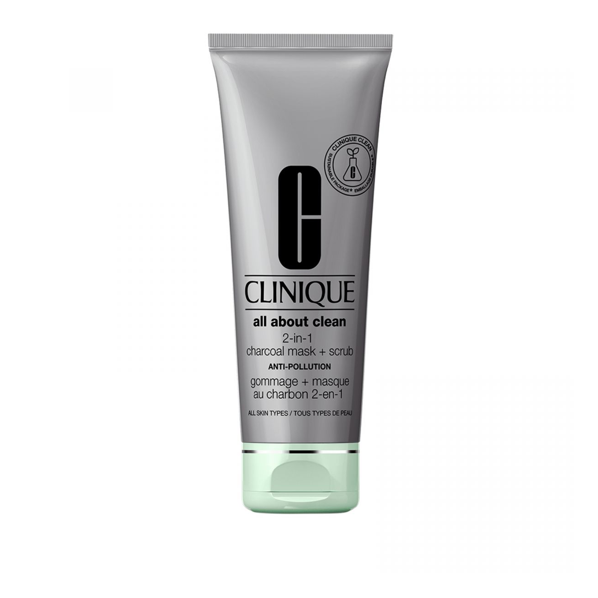 Clinique All About Clean Charcoal Clay Mask + Srub Anti-Pollution 100 ml Clinique All About Clean Charcoal Clay Mask + Srub Anti-Pollution 100 ml