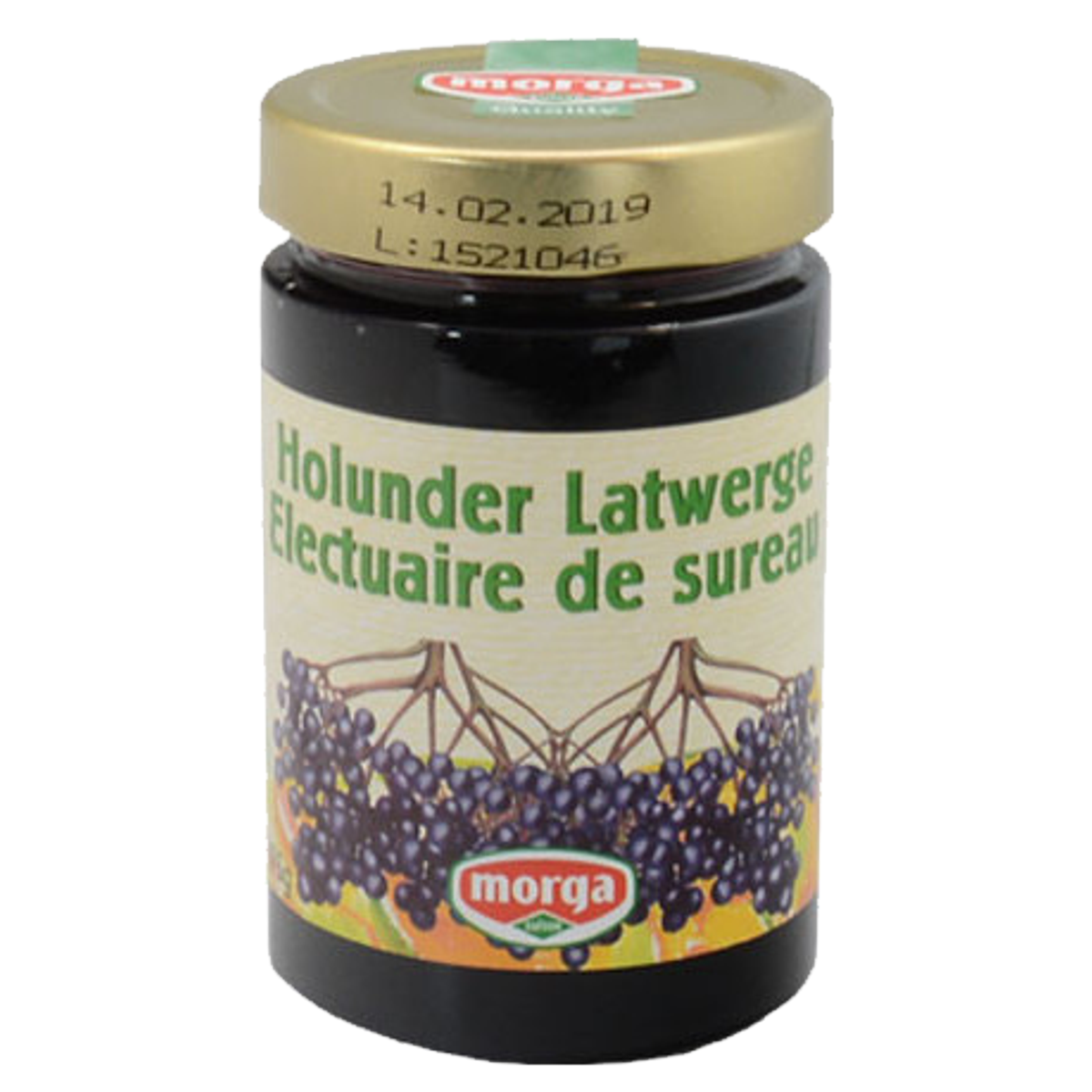 Morga Konfitüre Holunder Latwerge 375 g Morga Konfitüre Holunder Latwerge 375 g