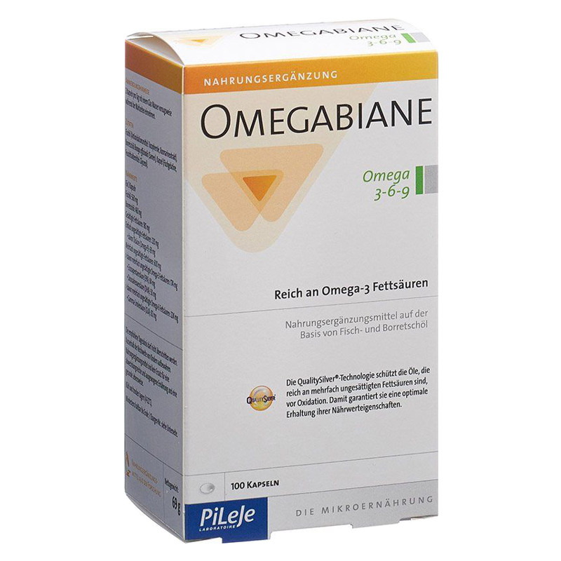 Omegabiane Omega 3-6-9 Kapseln 100 Stück Omegabiane Omega 3-6-9 Kapseln 100 Stück