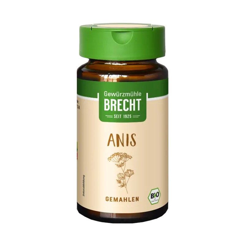 Brecht Anis gemahlen Bio Glas 35 g Brecht Anis gemahlen Bio Glas 35 g
