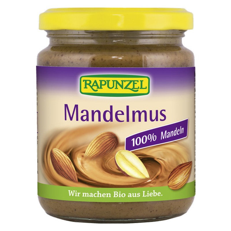 Rapunzel Mandelmus Bio braun Glas 250 g Rapunzel Mandelmus Bio braun Glas 250 g