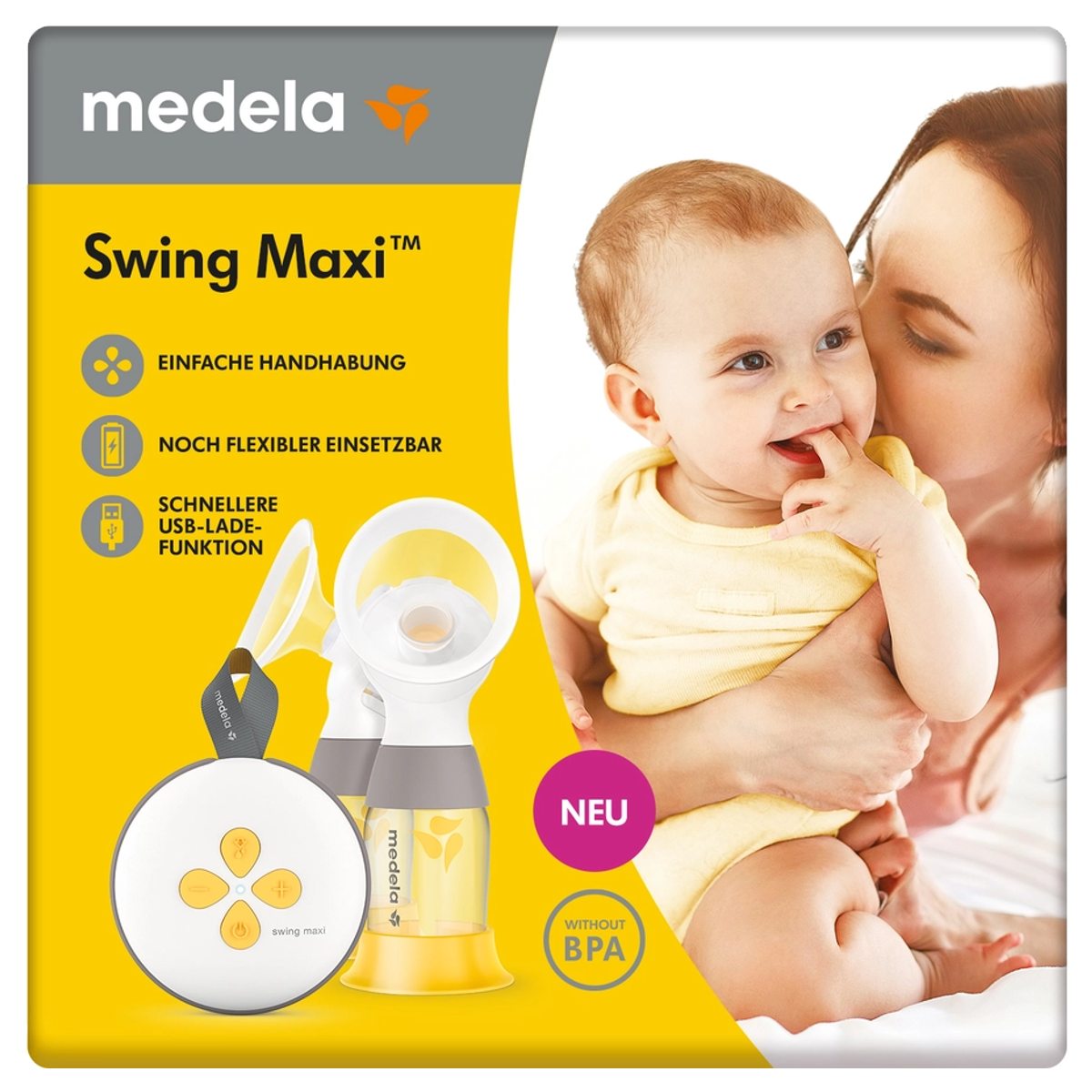 Medela Swing Maxi™ – elektrische Doppelpumpe