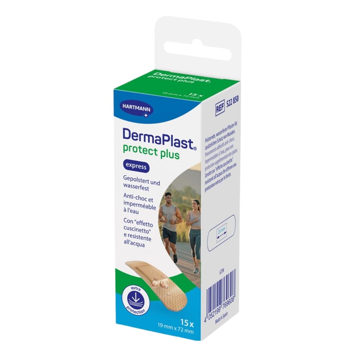 DERMAPLAST ProtectPlus Express 19 mm x 72 mm 15 Stk