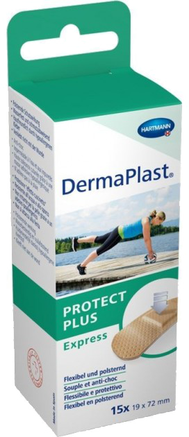 DERMAPLAST ProtectPlus Express 19 mm x 72 mm 15 Stk DERMAPLAST ProtectPlus Express 19 mm x 72 mm 15 Stk