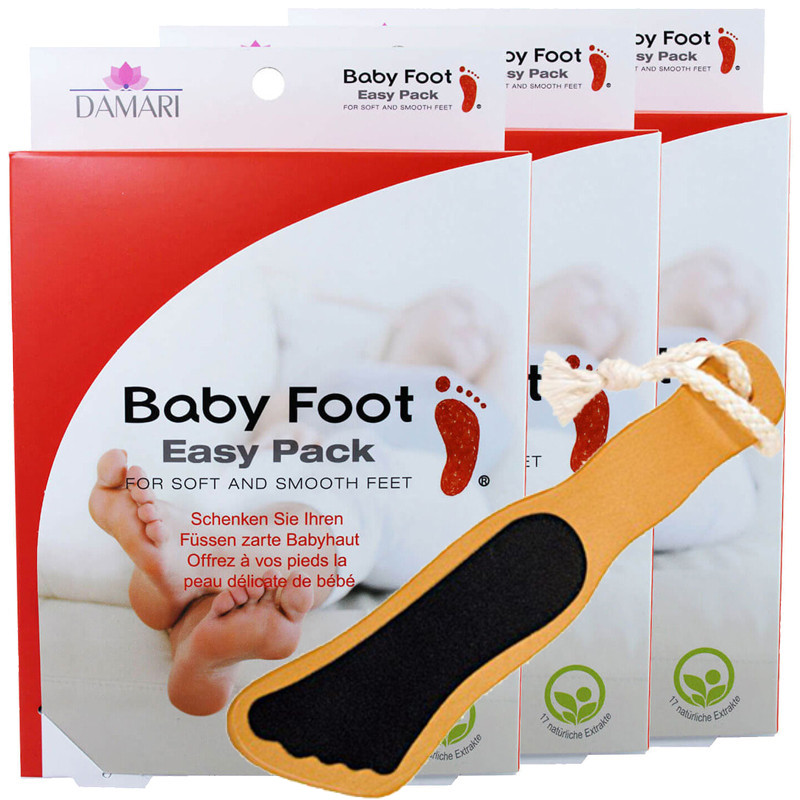 Baby Foot Easy Pack Hornhautentfernung Trio-Set Baby Foot Easy Pack Hornhautentfernung Trio-Set