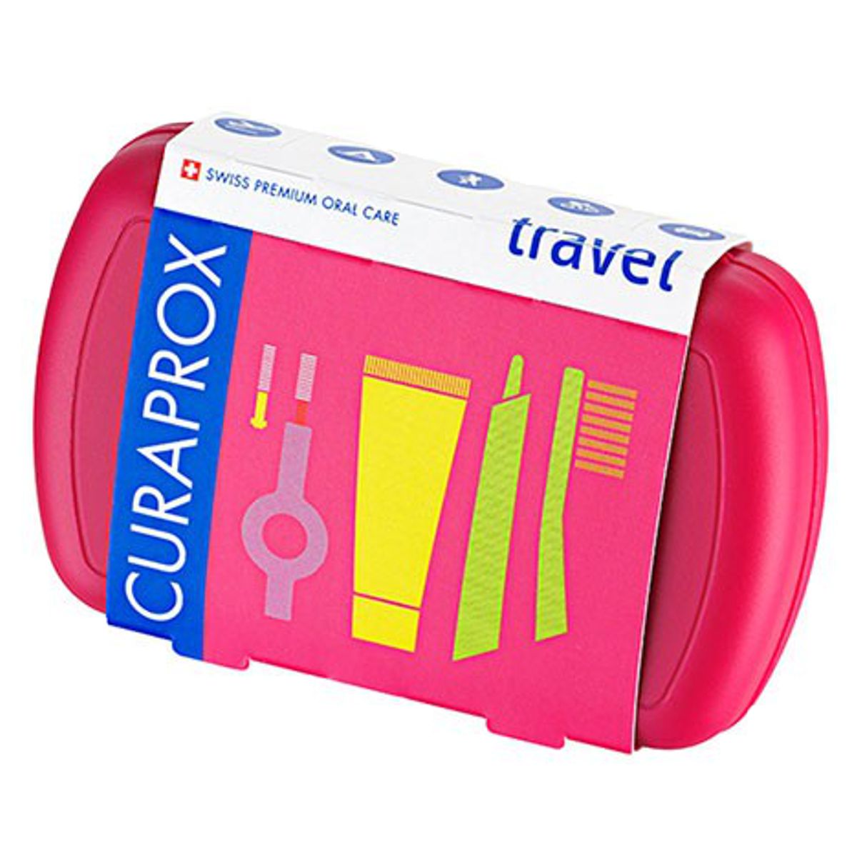 Curaprox Travel Set magenta Curaprox Travel Set magenta
