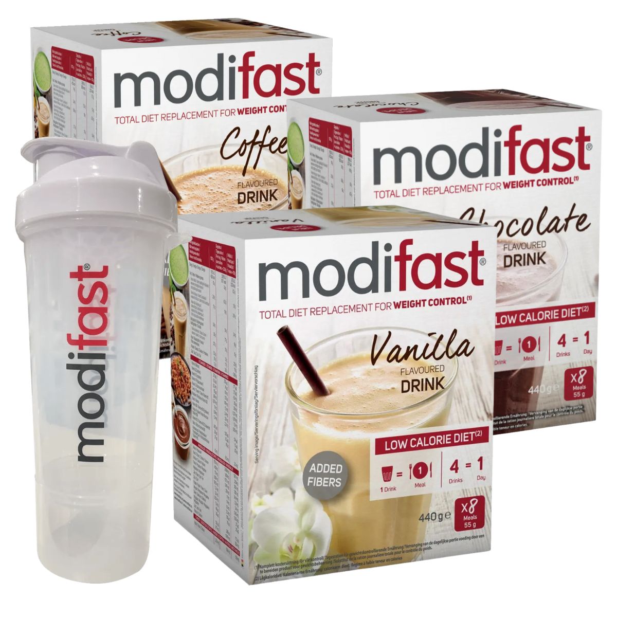 Modifast Drink Trio mit Shaker Modifast Drink Trio mit Shaker