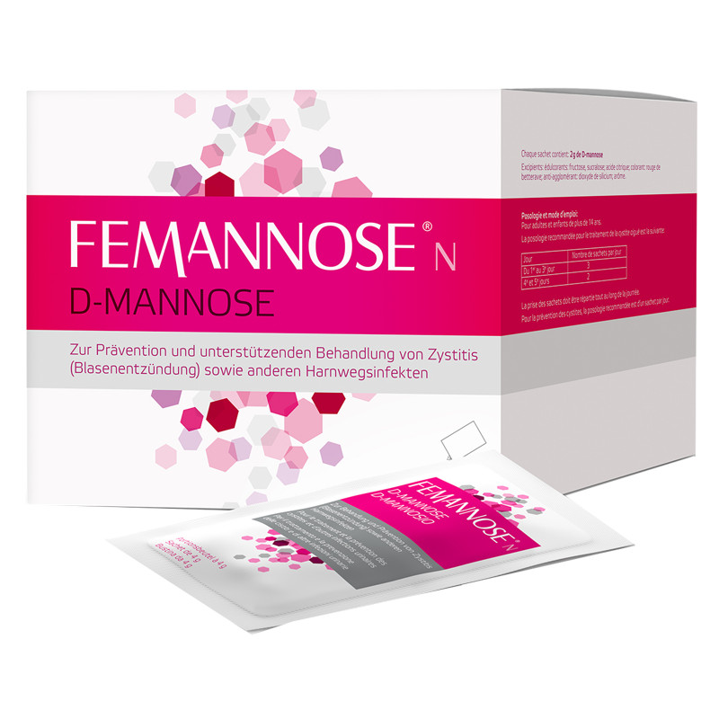 FEMANNOSE D-Mannose Pulver 60 Beutel a 4 g