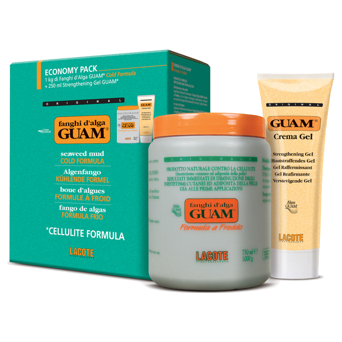 Guam Algenfango kühlende Kurpackung + Gel Guam Algenfango kühlende Kurpackung + Gel