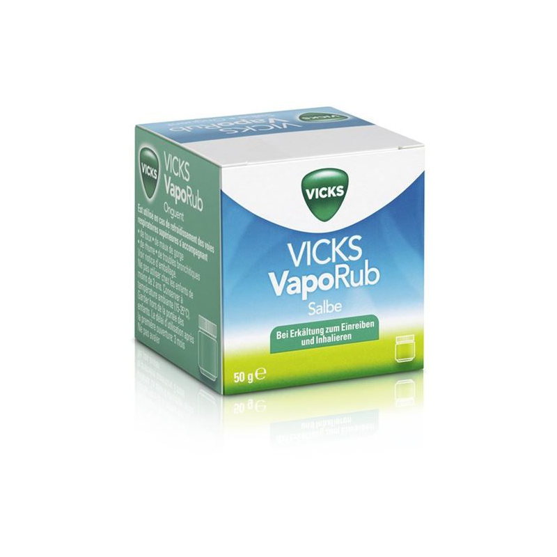 Vicks VapoRub - bei Erkältung zum Einreiben und Inhalieren