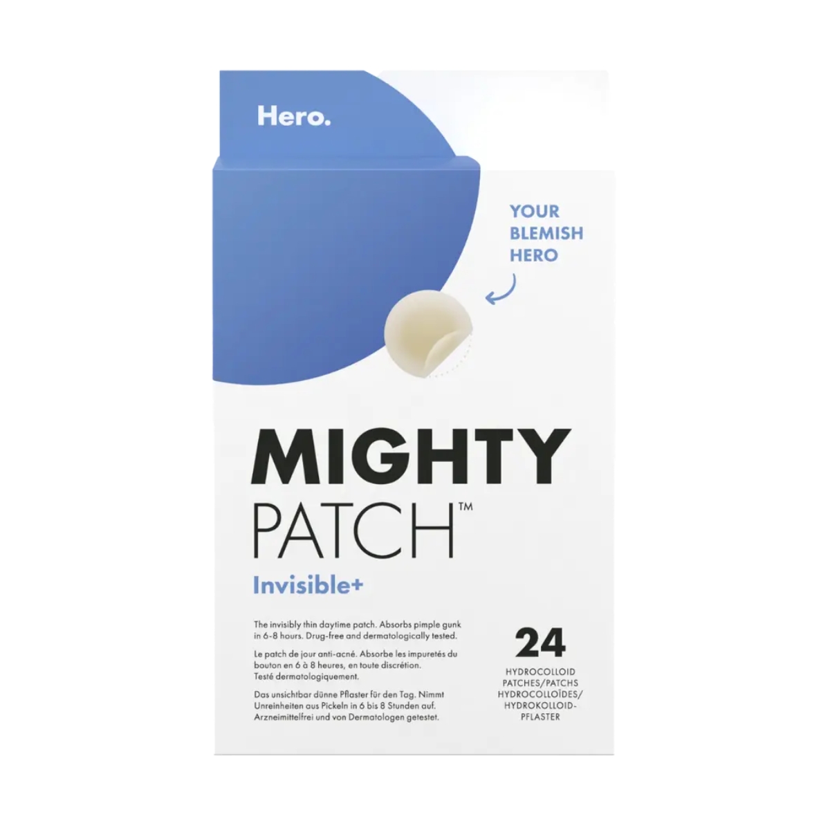 Héros . Mighty Patch Invisible+ 24 pièces Héros . Mighty Patch Invisible+ 24 pièces