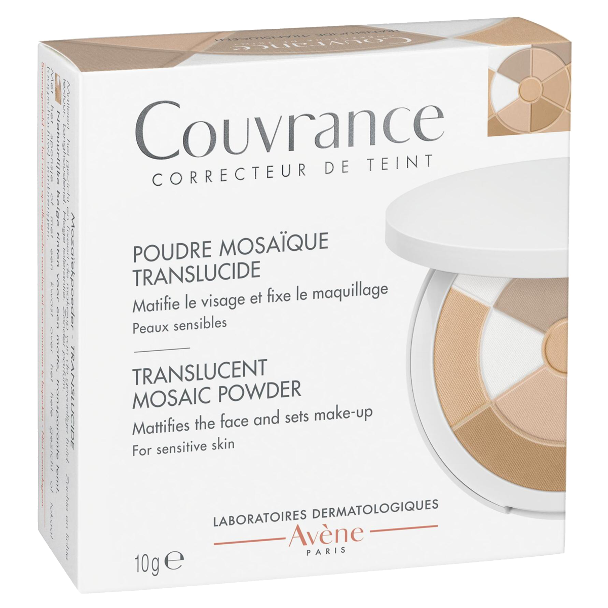 Avène Couvrance Mosaik Puder transparent Dose 10 g Avène Couvrance Mosaik Puder transparent Dose 10 g