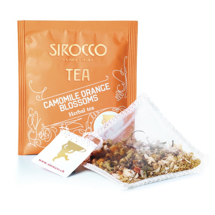 Sirocco Teebeutel Camamile Orange Blossoms 20 Stück Sirocco Teebeutel Camamile Orange Blossoms 20 Stück