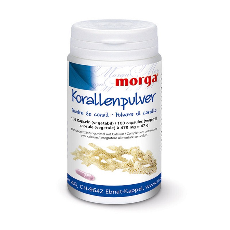 MORGA Korallenpulver Vegicaps 100 Stück